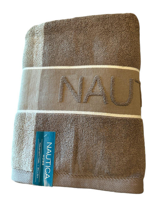 TOALLA DE BAÑO NAUTICA COLOR CAFÉ