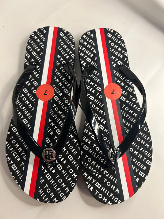 Chanclas marca TOMMY HILFIGUER numero 4