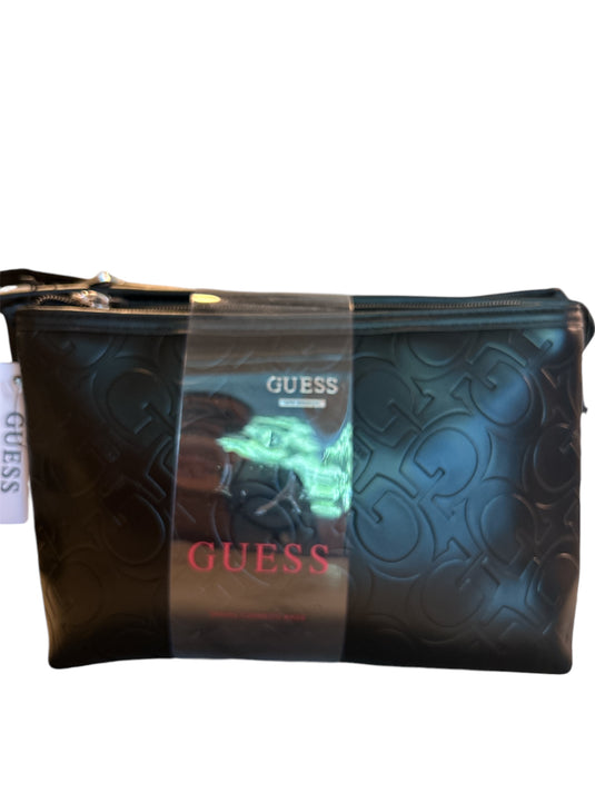SETS DE 2 COSMETIQUERA MARCA GUESS COLOR NEGRO