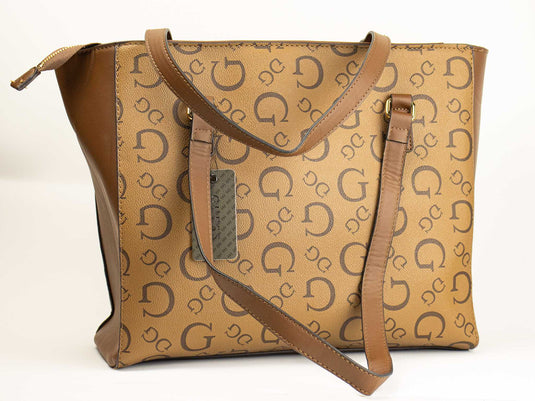 Bolsa Guess Grande Café Mostaza