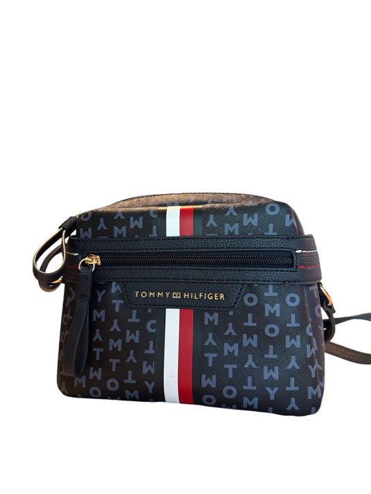 BOLSA TOMMY HILFIGUER MONOGRAMA AZUL